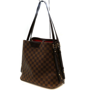 Louis Vuitton Cabas Rivington Damier Canvas Ebene Brown Tote Bag